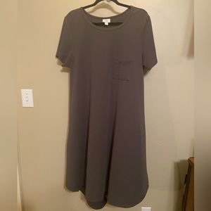 LuLaRoe Olive green Dress XL